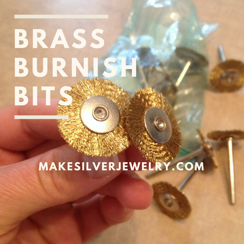 Brass Bristle Brush Burnishing — Make Silver Jewelry